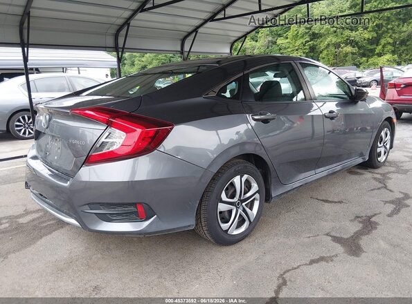 2HGFC2F69MH524193 2021 HONDA CIVIC Gray Задня права чверть