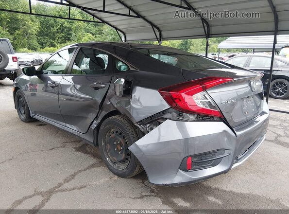 2HGFC2F69MH524193 2021 HONDA CIVIC Gray Задня ліва чверть