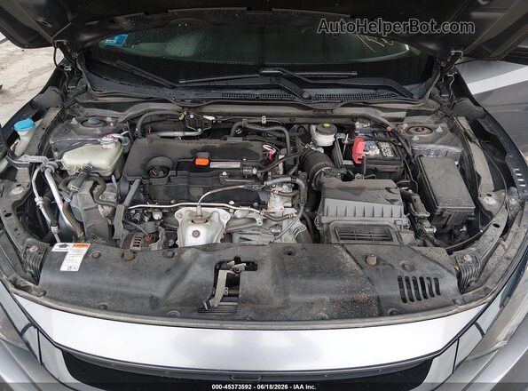 2HGFC2F69MH524193 2021 HONDA CIVIC Gray Вид ззаду