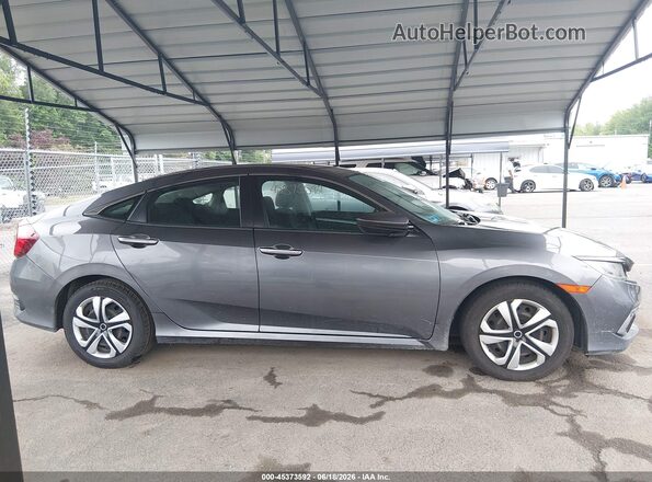 2HGFC2F69MH524193 2021 HONDA CIVIC Gray Панорамний вид салону 360°