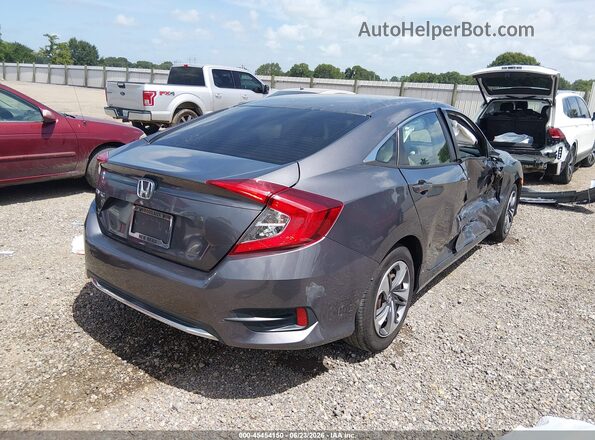 2HGFC2F69MH537204 2021 HONDA CIVIC Серый Задняя правая четверть