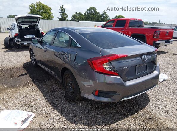 2HGFC2F69MH537204 2021 HONDA CIVIC Серый Задняя левая четверть