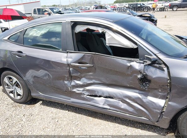 2HGFC2F69MH537204 2021 HONDA CIVIC Серый Вид спереди