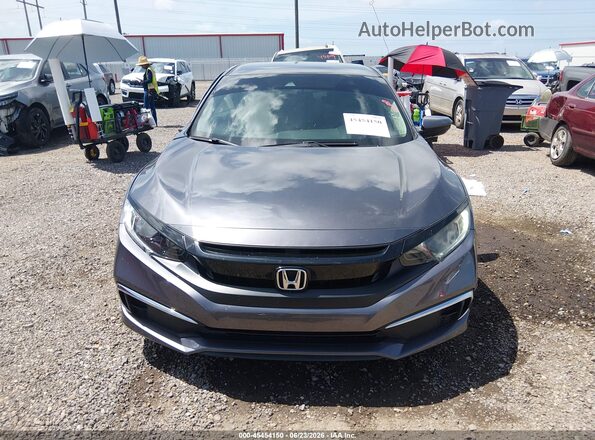 2HGFC2F69MH537204 2021 HONDA CIVIC Серый Вид щитка приборов