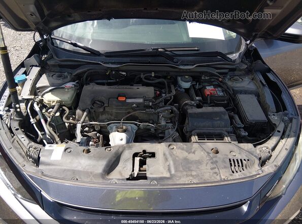 2HGFC2F69MH537204 2021 HONDA CIVIC Серый Вид сзади