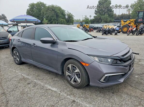 2HGFC2F69MH537283 2021 HONDA CIVIC Gray წინა მარჯვენა