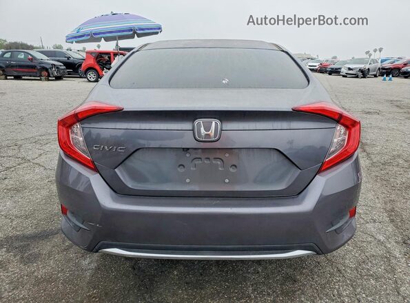 2HGFC2F69MH537283 2021 HONDA CIVIC Gray უკანა ხედი