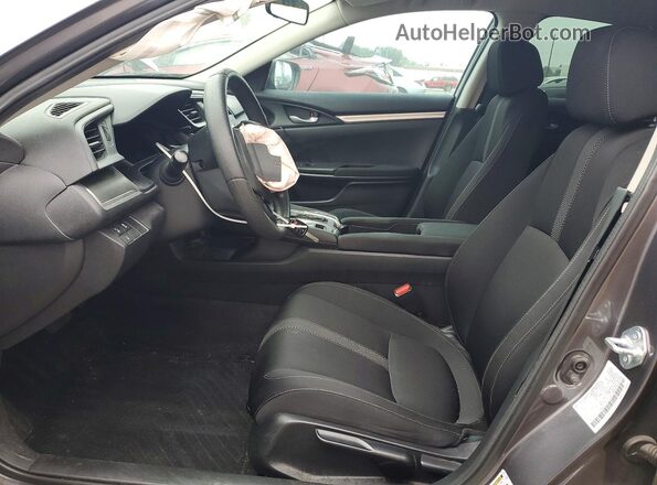 2HGFC2F69MH537283 2021 HONDA CIVIC Gray წინა სალონის ხედი