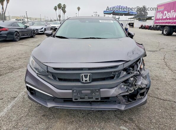 2HGFC2F69MH537283 2021 HONDA CIVIC Gray წინა ხედი