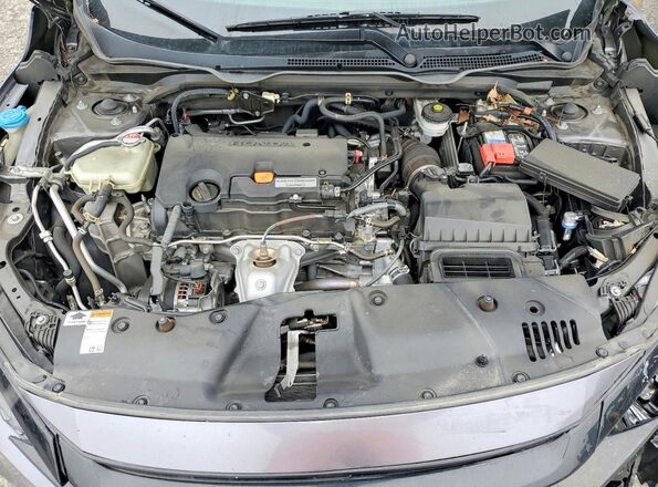 2HGFC2F69MH537283 2021 HONDA CIVIC Gray უკანა სალონის ხედი