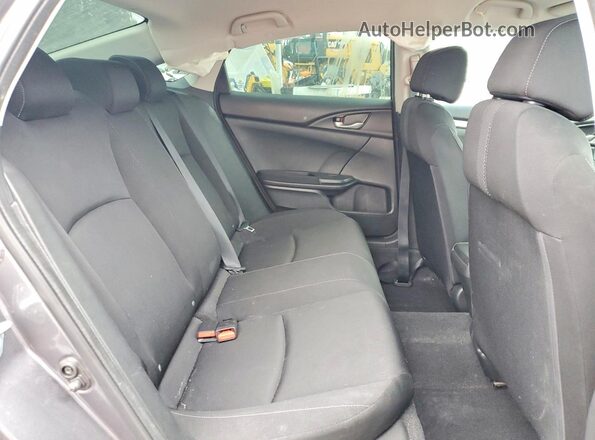 2HGFC2F69MH537283 2021 HONDA CIVIC Gray უკანა სავარძლების ხედი