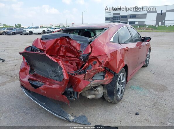 2HGFC2F69MH548882 2021 HONDA CIVIC Red Rear right