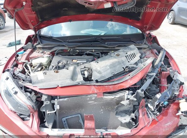2HGFC2F69MH548882 2021 HONDA CIVIC Red Rear view