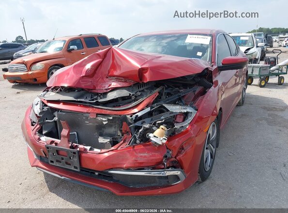 2HGFC2F69MH548882 2021 HONDA CIVIC Red Front left