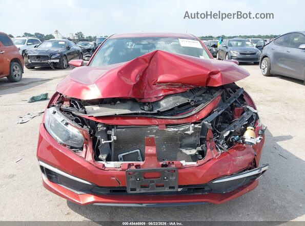 2HGFC2F69MH548882 2021 HONDA CIVIC Red Dashboard view