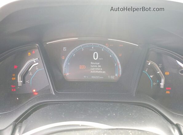 2HGFC2F69MH550387 2021 HONDA CIVIC White 