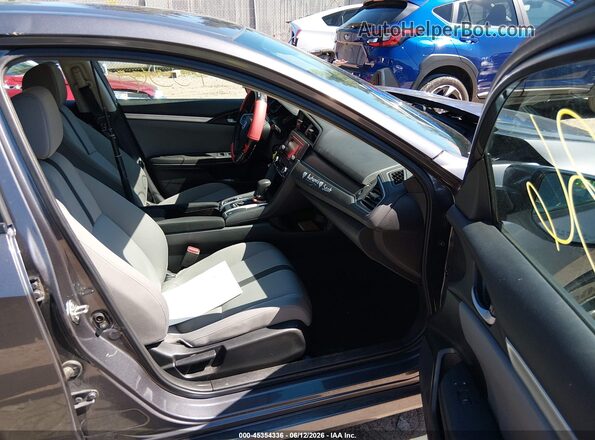 2HGFC2F6XKH534048 2019 HONDA CIVIC Серый Вид салона спереди