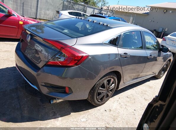 2HGFC2F6XKH534048 2019 HONDA CIVIC Серый Задняя правая четверть