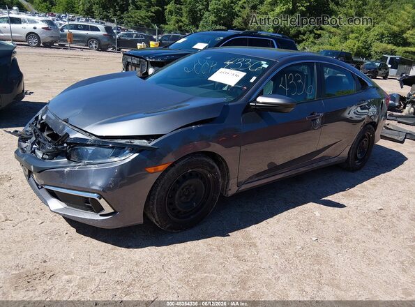 2HGFC2F6XKH534048 2019 HONDA CIVIC Серый Передняя левая четверть