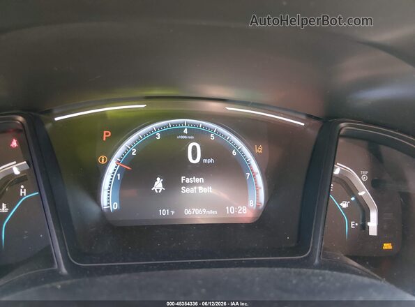 2HGFC2F6XKH534048 2019 HONDA CIVIC Серый Вид задних сидений
