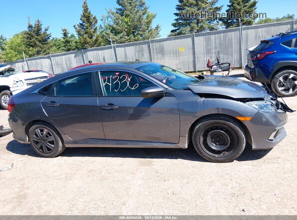 2HGFC2F6XKH534048 2019 HONDA CIVIC Серый Вид задней части салона