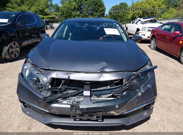 2HGFC2F6XKH534048 2019 HONDA CIVIC Серый Вид щитка приборов