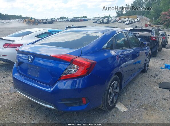 2HGFC2F6XKH543591 2019 HONDA CIVIC Blue Tył prawy