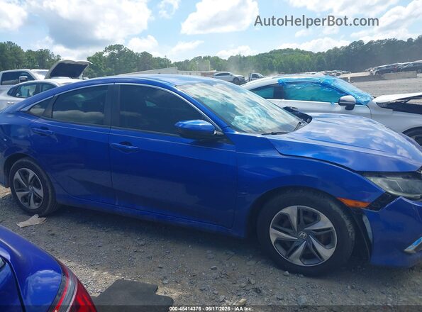 2HGFC2F6XKH543591 2019 HONDA CIVIC Blue Widok wnętrza z tyłu