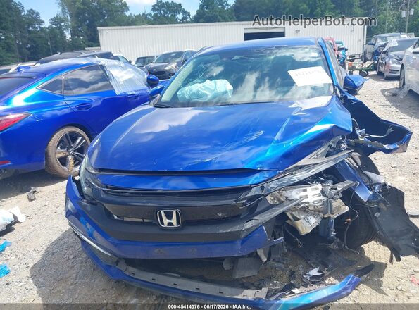 2HGFC2F6XKH543591 2019 HONDA CIVIC Blue Widok zestawu wskaźników