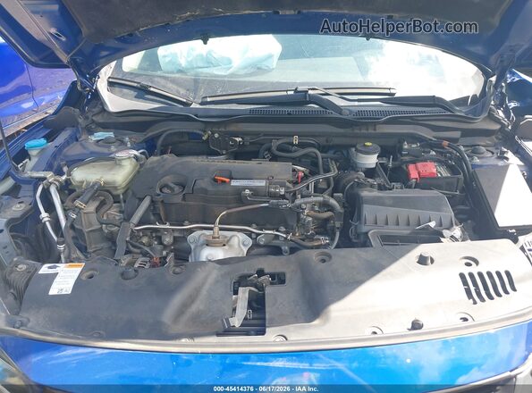 2HGFC2F6XKH543591 2019 HONDA CIVIC Blue Widok z tyłu