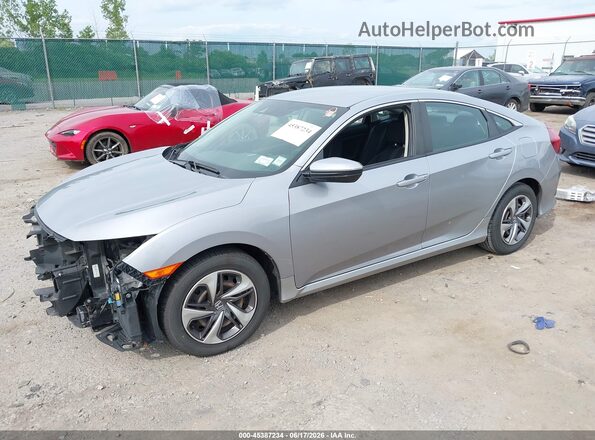 2HGFC2F6XKH580642 2019 HONDA CIVIC Серый Передняя левая четверть