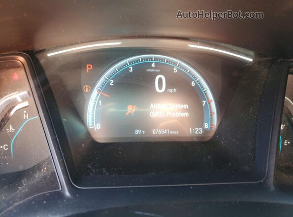 2HGFC2F6XKH601828 2019 HONDA CIVIC Silver 