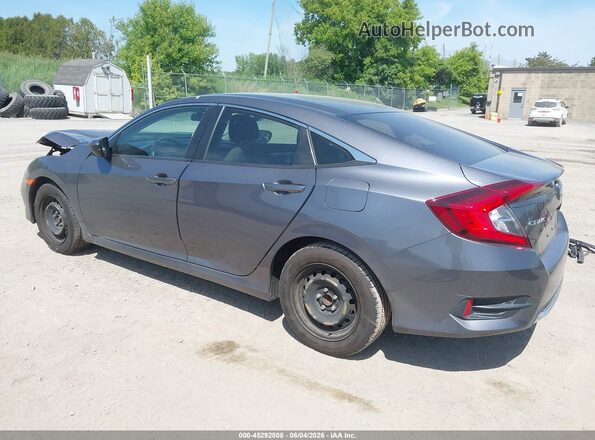 2HGFC2F6XLH539221 2020 HONDA CIVIC Серый Задняя левая четверть