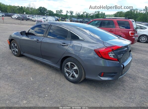 2HGFC2F6XLH587964 2020 HONDA CIVIC Gray Հետևի ձախ