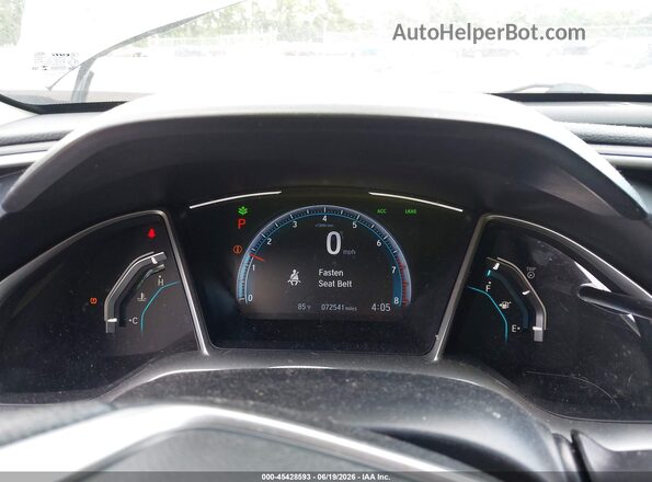 2HGFC2F6XLH587964 2020 HONDA CIVIC Gray Հետևի նստատեղերի տեսք