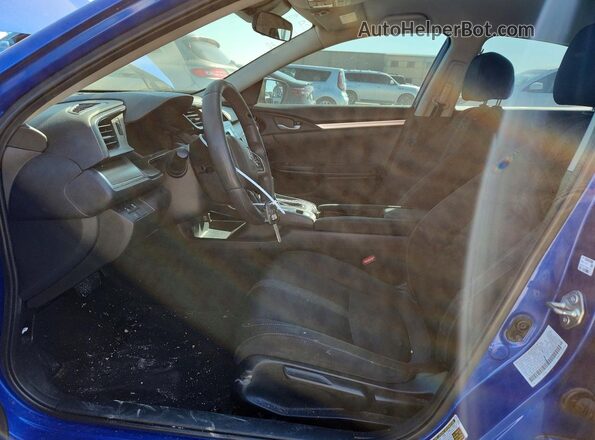 2HGFC2F6XLH596180 2020 HONDA CIVIC Blue Вид салону спереду