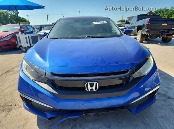 2HGFC2F6XLH596180 2020 HONDA CIVIC Blue Вид спереду