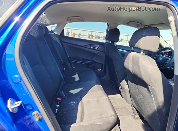 2HGFC2F6XLH596180 2020 HONDA CIVIC Blue Вид задніх сидінь