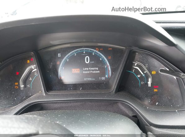2HGFC2F6XMH504776 2021 HONDA CIVIC Blue უკანა სავარძლების ხედი