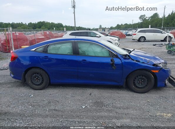 2HGFC2F6XMH504776 2021 HONDA CIVIC Blue უკანა სალონის ხედი