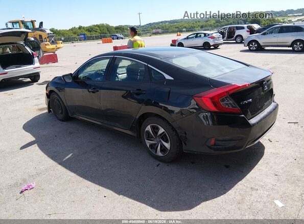 2HGFC2F6XMH553363 2021 HONDA CIVIC Черный Задняя левая четверть