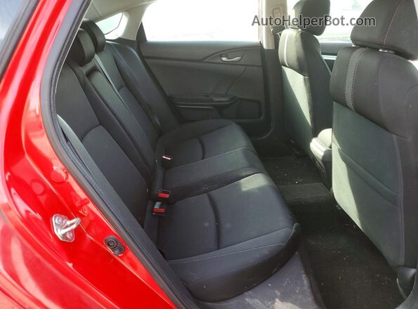 2HGFC2F70GH502239 2016 HONDA CIVIC Red უკანა სავარძლების ხედი