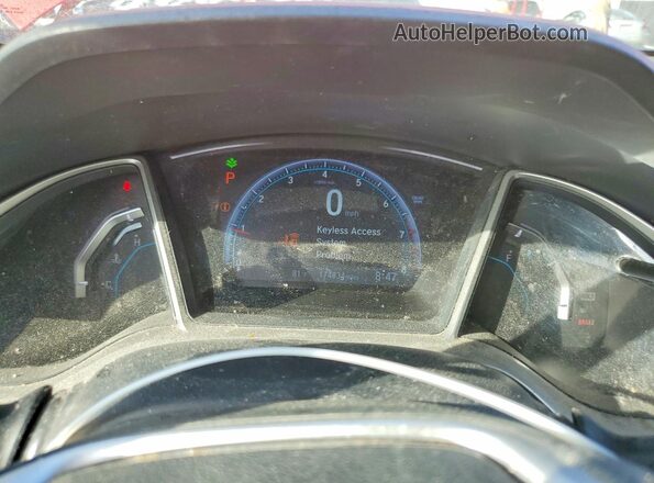 2HGFC2F70GH502239 2016 HONDA CIVIC Red ხელსაწყოთა პანელის ხედი