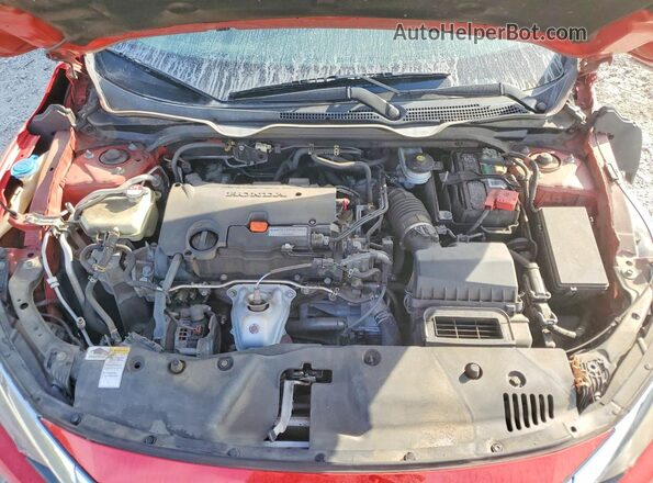 2HGFC2F70GH502239 2016 HONDA CIVIC Red უკანა სალონის ხედი