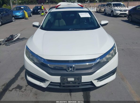 2HGFC2F70GH534530 2016 HONDA CIVIC White Vista del cuadro de instrumentos