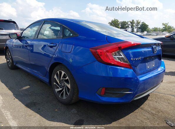 2HGFC2F70GH576423 2016 HONDA CIVIC Blue Հետևի ձախ
