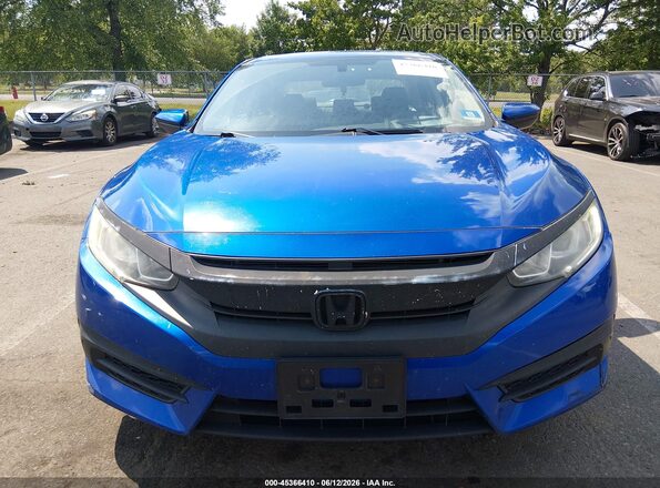 2HGFC2F70GH576423 2016 HONDA CIVIC Blue Սարքավորումների վահանակի տեսք