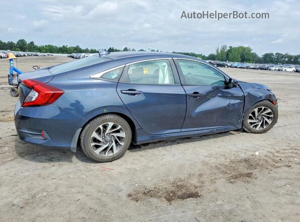 2HGFC2F70HH511217 2017 HONDA CIVIC Blue Задня права чверть