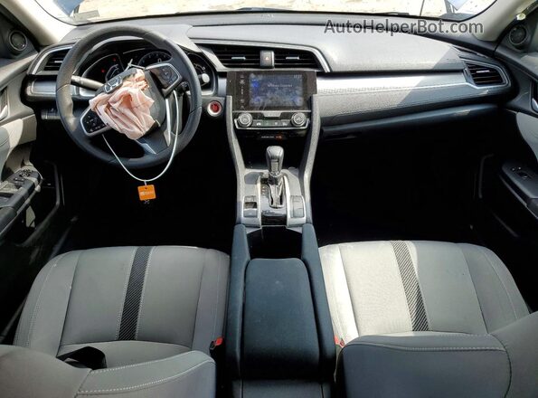 2HGFC2F70HH511217 2017 HONDA CIVIC Blue Вид панелі приладів