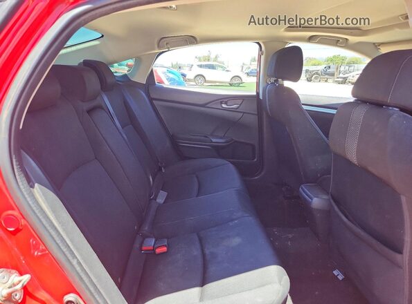 2HGFC2F70HH526798 2017 HONDA CIVIC Red Հետևի նստատեղերի տեսք